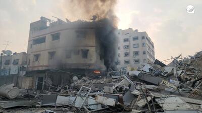 تخریب گسترده تاسیسات آنروا در غزه/ آوارگان مکان امنی ندارند
