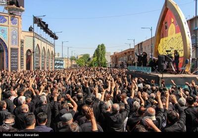 تصاویر: اجتماع عزاداران حسینی در روز تاسوعا - اردبیل