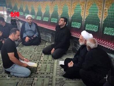 حضور اژه‌ای در یکی از مساجد تهران و گفت‌وگو با مردم