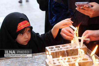 آیین روشن کردن ۴۱ شمع در ۴۱ مسجد در روز تاسوعا