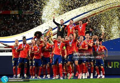 گزارش تصویری| جشن قهرمانی اسپانیا در یورو 2024