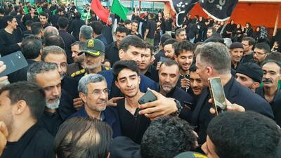 ببینید | اولین حضور احمدی‌نژاد در بین مردم ایران بعد از بازگشت از ترکیه