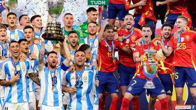 جدال حساس آرژانتین و اسپانیا در فینالیسیما 2025 - پارس فوتبال | خبرگزاری فوتبال ایران | ParsFootball