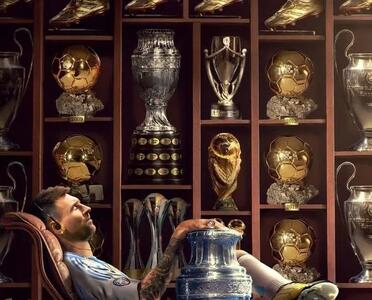 لیونل مسی پرافتخارترین بازیکن تاریخ فوتبال+ عکس