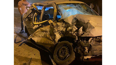 7 کشتهت و زخمی در تصادف هولناک پراید با تیبا در جاده خنجین