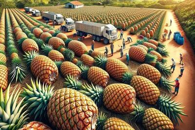 کشاورزی نوین؛ با تجهیزات و فناوری شگرف آناناس پرورش دادن واسه رستوران اندزه کامیون