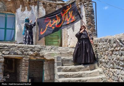 عزاداری تاسوعای حسینی در روستای آللو - اهر- عکس صفحه استان تسنیم | Tasnim