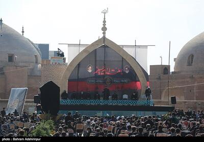 اجتماع عظیم عزاداران تاسوعای حسینی-میدان عالی قاپوی اردبیل- فیلم پخش زنده تسنیم | Tasnim