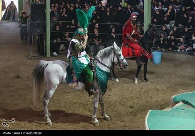 تعزیه خوانی در شب تاسوعای حسینی (ع)   در شهرستان چوار+ فیلم - تسنیم