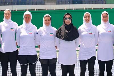 دختران تنیس ایران اولین بازی را واگذار کردند