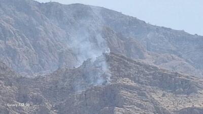 مهار آتش سوزی ارتفاعات نارک گچساران بعد از ۳۶ ساعت