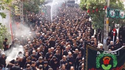 مردم دارالمومنین استان همدان در روز تاسوعا عزاداری کردند