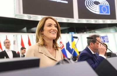 انتخاب دوباره «روبرتا متسولا» به ریاست پارلمان اروپا؛ «همچنان حامی اوکراین و حقوق زنان خواهم بود»