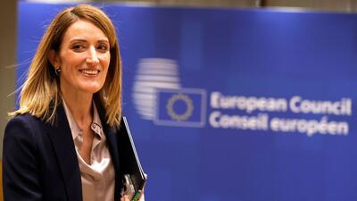 انتخاب دوباره روبرتا متسولا به ریاست پارلمان اروپا؛ «همچنان حامی اوکراین و حقوق زنان خواهم بود»