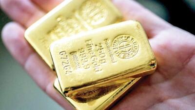 بهای جهانی طلا امروزسه شنبه در بازارهای جهانی