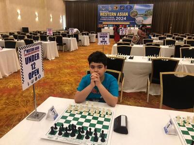 شطرنج باز کردستانی در رقابت های قهرمانی غرب آسیا ۲ مدال کسب کرد