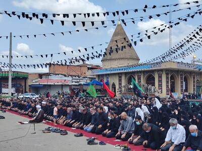 اقامه نماز ظهر عاشورا در شهرهای مازندران