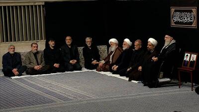 مراسم عزاداری شام غریبان حسینی با حضور رهبر انقلاب +عکس و فیلم