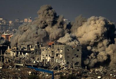 تداوم حملات سنگین ارتش رژیم صهیونیستی به نقاط مختلف نوار غزه