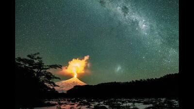 تصویر روز ناسا: آتشفشان ویلاریکا در مقابل آسمان