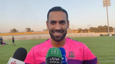اختصاصی./ مصاحبه زامهران و وحید محمدزاده در حاشیه اولین تمرین نساجی برای لیگ بیست و چهارم