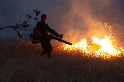 هشدار آتش‌سوزی در جنگل‌های مازندران
