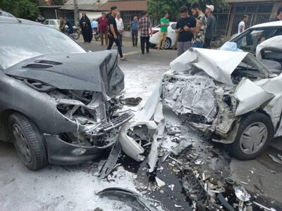 تصادف ۲ دستگاه خودرو در زنجان هفت مصدوم و یک کشته برجا گذاشت