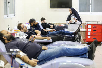 عزاداران حسینی در خراسان جنوبی ۳۴۹ واحد خون اهدا کردند