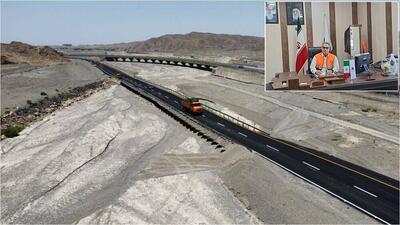 اجرای عملیات احداث کنارگذر پل چاه دیوان در محور زابل _زاهدان