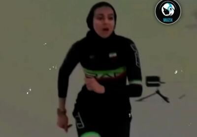 اسکیت بازی فوق العاده دختر ایرانی که جهانی شد