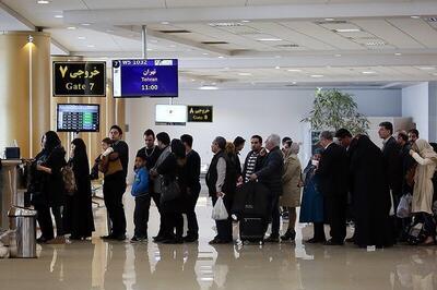 اعزام و پذیرش مسافر در فرودگاه‌های کشور به ۳۰ میلیون نفر رسید