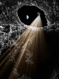 یک غار زیرزمینی قابل سکونت در ماه کشف شد