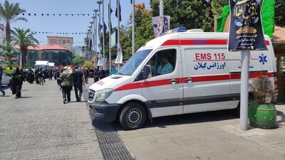 امدادرسانی اورژانس گیلان به ۲۱ نفر در عاشورای حسینی