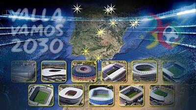 اعلام ورزشگاه‌های میزبان جام جهانی ۲۰۳۰ اسپانیا