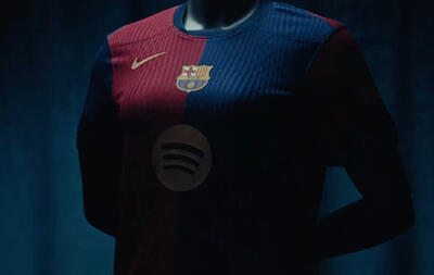 عکس| رونمایی رسمی از پیراهن اول بارسلونا در فصل ۲۵-۲۰۲۴