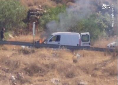 فیلم/ حمله پهپادی رژیم صهیونیستی به خودرویی در «جبال البطم» لبنان