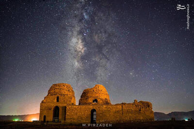 تصویری از کاخ ساسانی سروستان در استان فارس