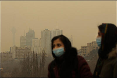 هوای تهران برای گروه‌های حساس‌ آلوده است