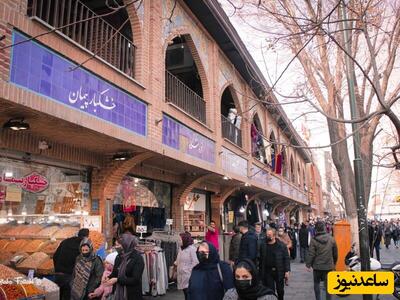 خلاقیت هوش پران یک مغازه دار تهرانی آدم حسابی برای کشاندن مشتری ها به داخل مغازه/ این روزها حسابی مُد شده+عکس