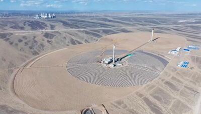ساخت اولین نیروگاه خورشیدی دو برجی جهان در چین