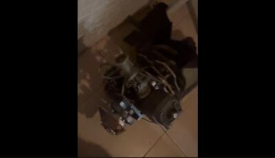 پیدا شدن موتور پهپاد یمنی در یک منزل مسکونی در تل‌آویو (فیلم)