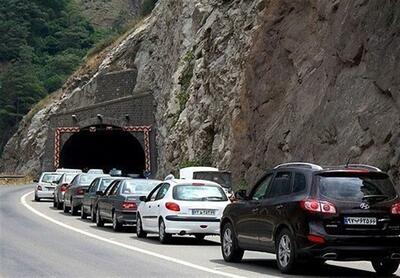ترافیک پرحجم در جاده‌های شمالی به سمت تهران