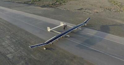پرواز نامحدود کوچکترین پهپاد خورشیدی جهان