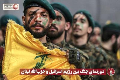نور ویدئو | دورنمای جنگ بین رژیم اسرائیل و حزب‌الله لبنان +فیلم