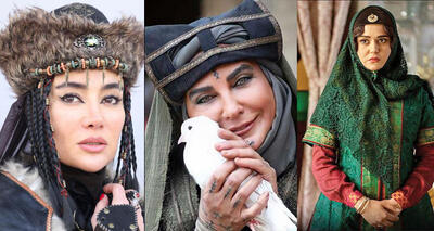 عکس جذاب ترین بازیگران زن تاریخی ایران / استایل های فوق جذاب سلطنتی و حتی سرخ پوستی 5 خانم بازیگر جوان!