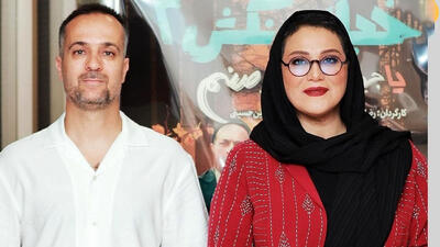 شبنم مقدمی و احمد مهرانفر در اکران فیلم خجالت نکش ۲+عکس