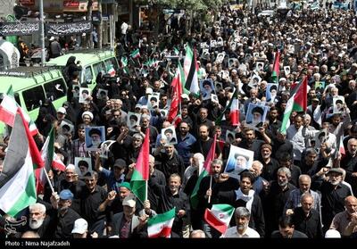 اجتماع مردم مشهد در محکومیت جنایات اسرائیل در غزه- عکس استانها تسنیم | Tasnim