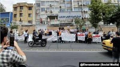 تصاویر خبرساز از یک تجمع اعتراضی در تهران