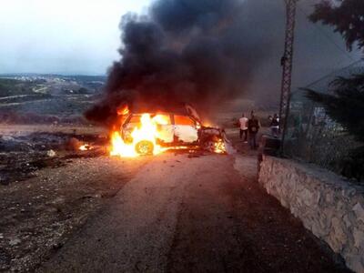 حمله اشغالگران به یک خودرو در جنوب لبنان