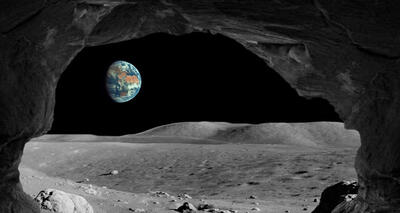 کشف یک غار بزرگ با عمق 100 متر در کره ماه؛ سکونتگاهی مناسب برای بشر